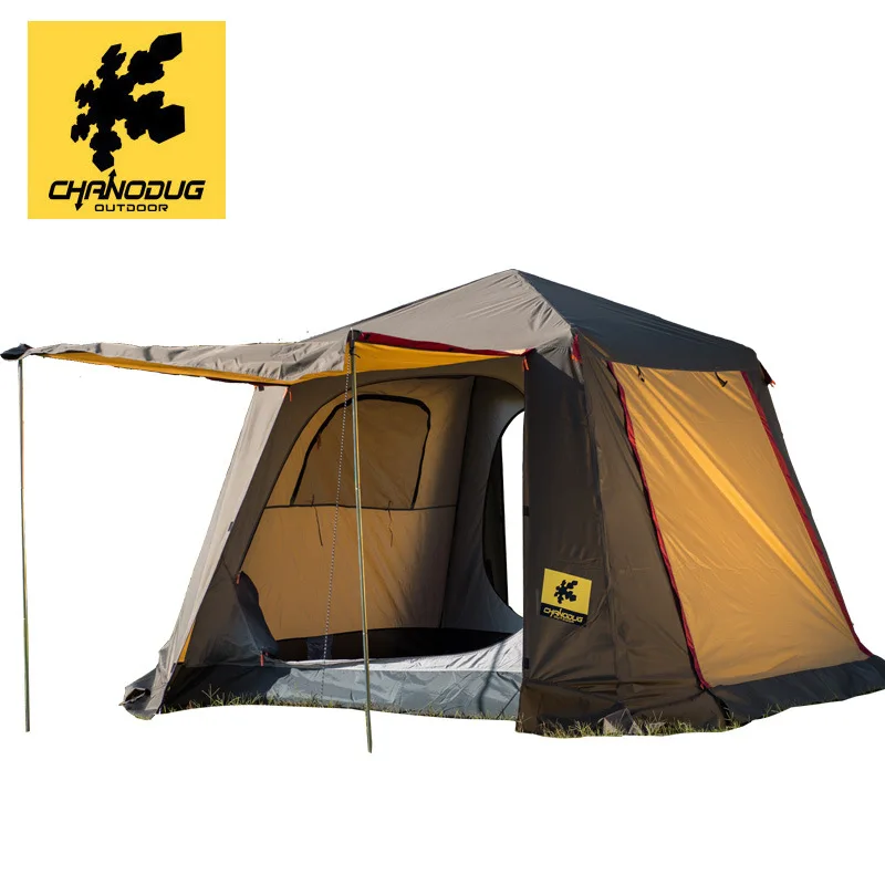 Палатка для альпинизма на открытом воздухе, полностью автоматическая гидравлическая палатка с быстрой открытием для кемпинга, утолщенная, непромокаемая, навес от солнца