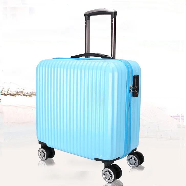 Оптовая продажа, миниатюрный чемодан для легкой поездки, чемодан на колесиках, сумка для багажа