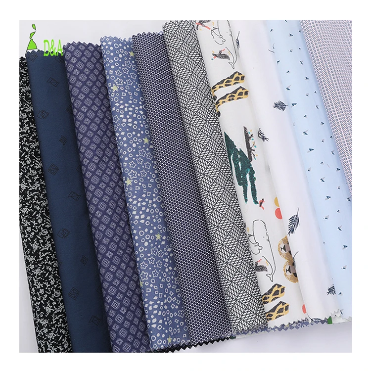 Wholesale floral printed cotton anti-bacterial 100% cotton fabric facemask cloth