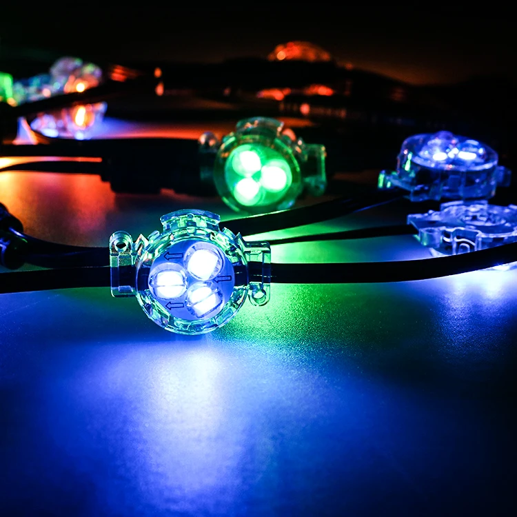 Warranty 3 Years CE RoHS DC12V IP67 Clear Lens Cover 30mm 3leds Module Addressable UCS2904 RGBW 5050 Led Pixel Light