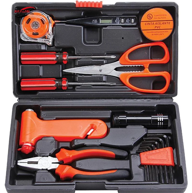 Многофункциональный бытовой набор ручных инструментов из углеродистой стали для ремонта Промышленное использование пункт № YKJT-3