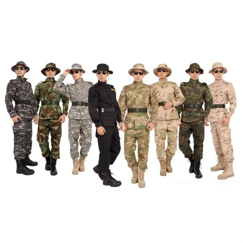 Loveslf Wholesale High Quality Training Clothing ODM Camouflage Uniform Clothing Digital Woodland Jungle Camo ACU Uniform