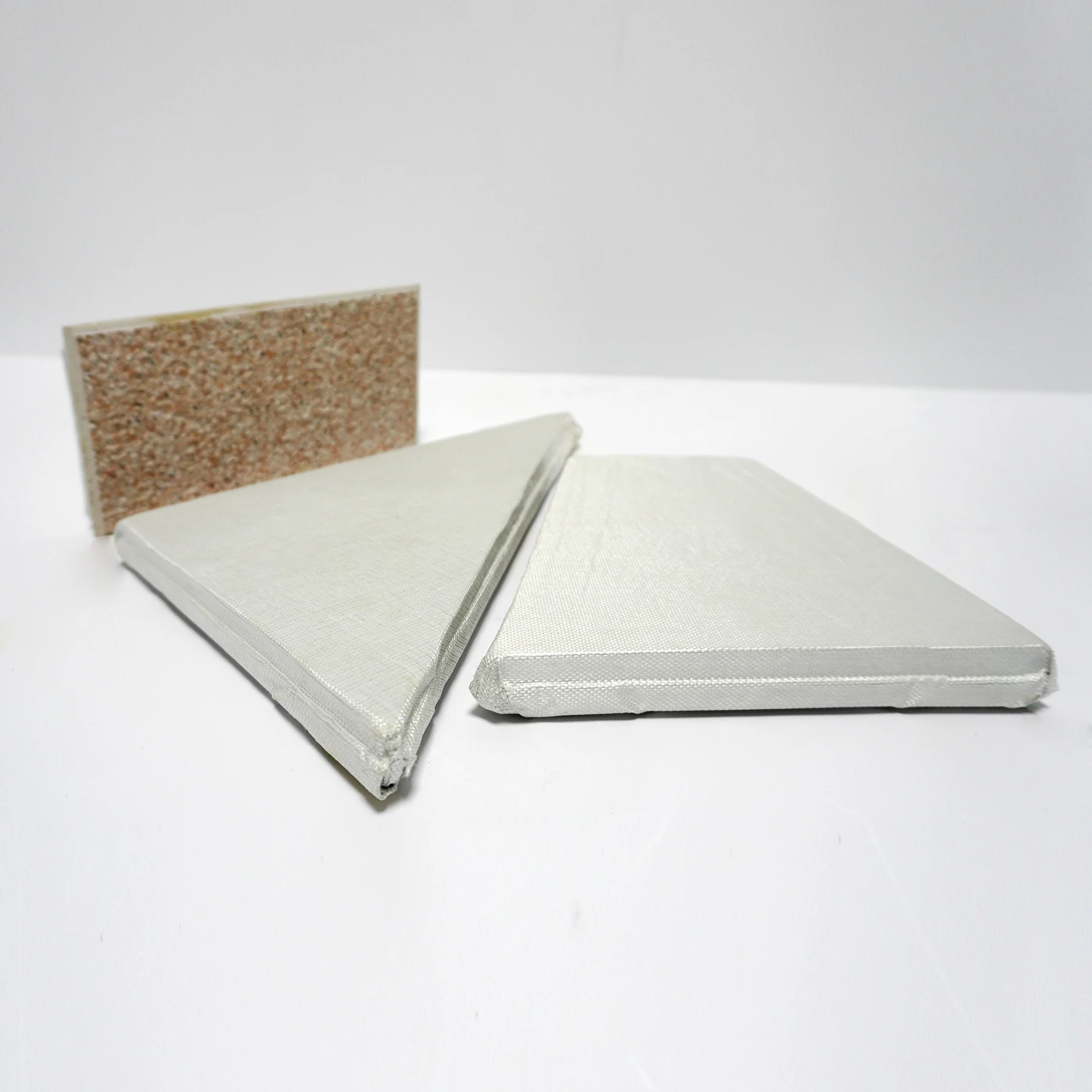 Wholesale silica powder vig board of fumed silica covered fiber glass cloth convenient for building paste