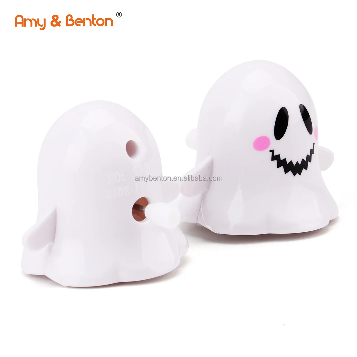 Halloween Windup Toys Cartoon Wind-up Ghost Rotating and Walking Clockwork Toys Set Goody Bag Filler for Kids