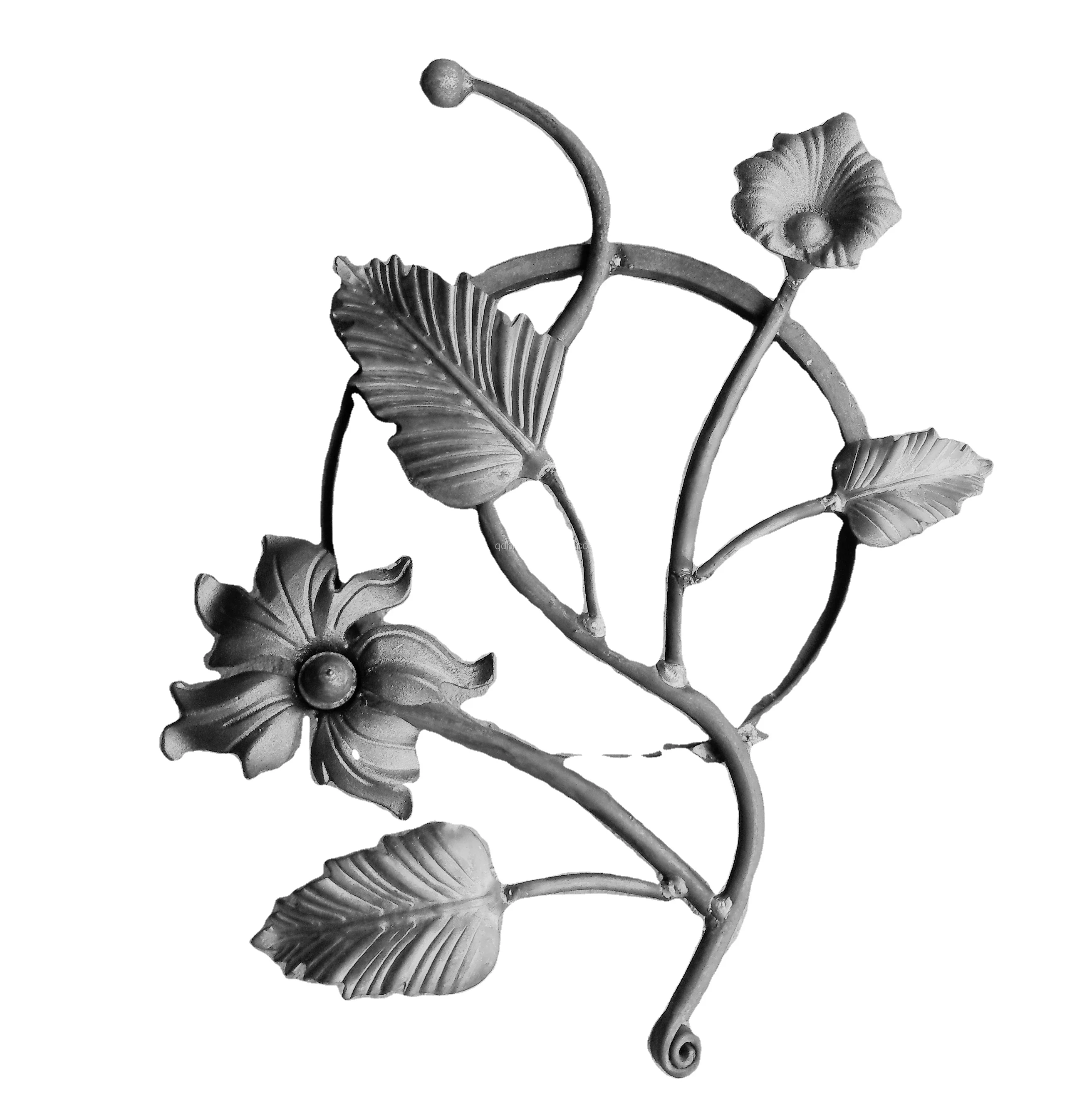 Factory produces good quality iron ornaments wrought iron rosettes for fencing