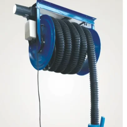 Electrical Exhaust Hose Reel/air hose reel/retractable hose reel with motor