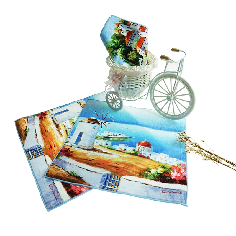 Пользовательские персонализированные Мультяшные фото цифровая печать 100% хлопковые полотенца для рук для детей