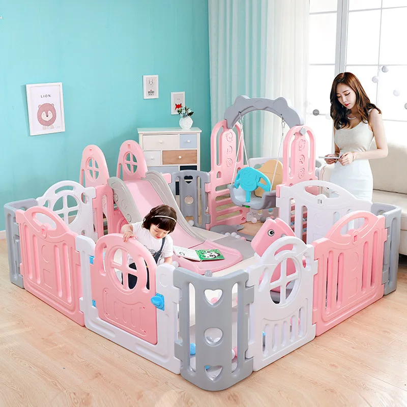 Baby Kids Playpen Indoor Playgrounds Family Amusement Park Baby Fence Game Center Child Safety Fence Barriere De Securite Enfant