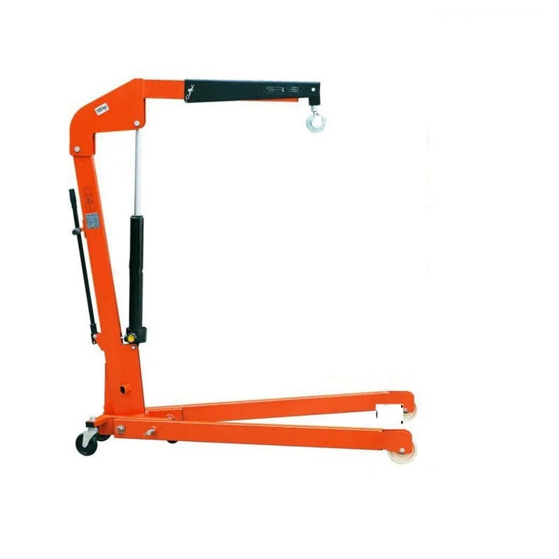 small crane machine of foldable lifting crane 1T
