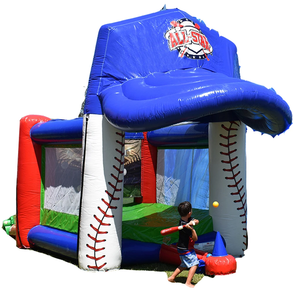 Inflatable Shooting Game Batter Up Inflatable All Star Slam Baseball For Sale