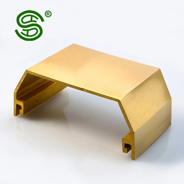 China manufacturer Custom shape home decorative copper brass material stair handrail