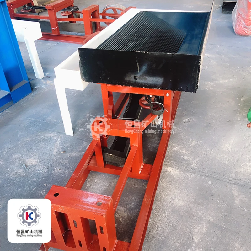 Gold mining washing equipment shaking table machine for gold refinery