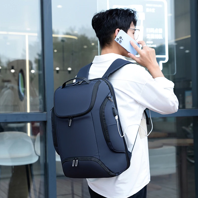2023 Multifunctional Business Waterproof Large Capacity Computer Bag Men Smart Business Laptop Bag Backpack