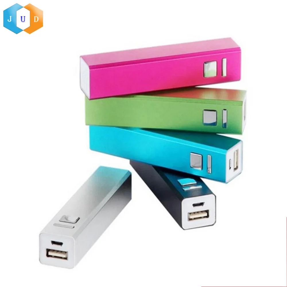 2020 Promotional Custom Gift Power Bank 2600mah, Single USB Mini Portable Mobile Phone Charger, OEM Stick 18650 Batter PowerBank