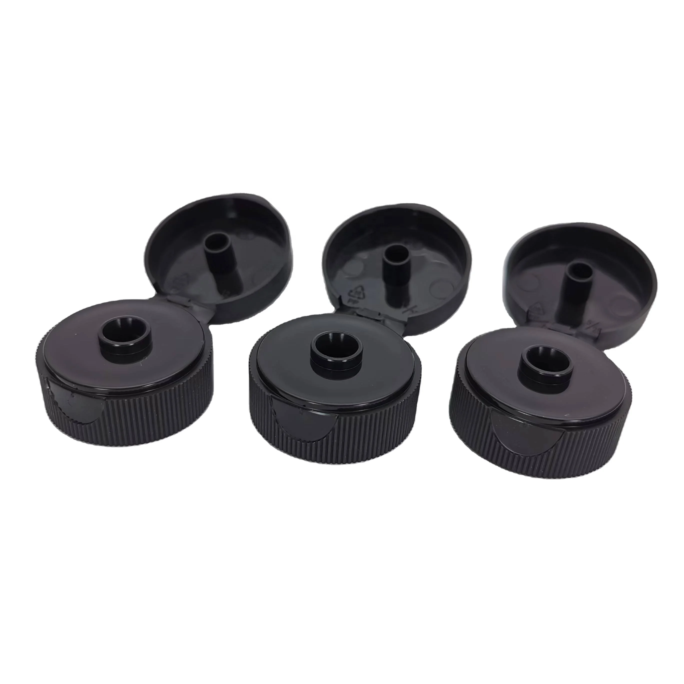 Toiletry product flip cap 28/400 matte top cover for cosmetic packing PP plastic flip top cap