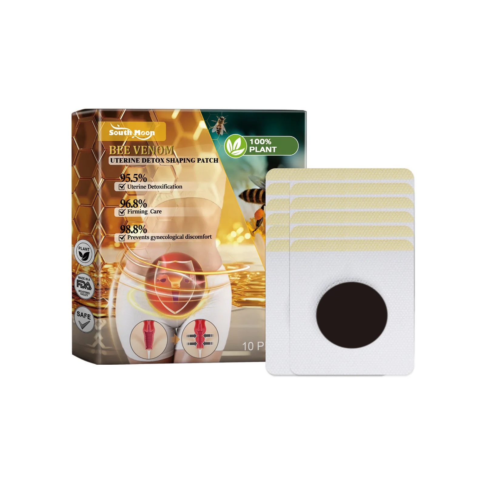 bee venom slimming patch slim patches belly fat burn body care patch health care supplies