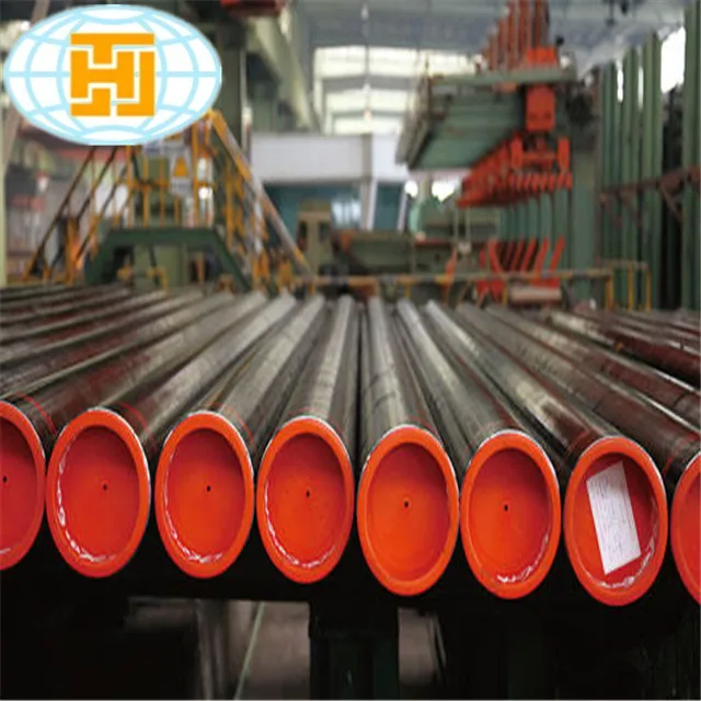 Черная окрашенная стальная труба API 5L GRA/GRB ERW для нефтяной и газовой промышленности