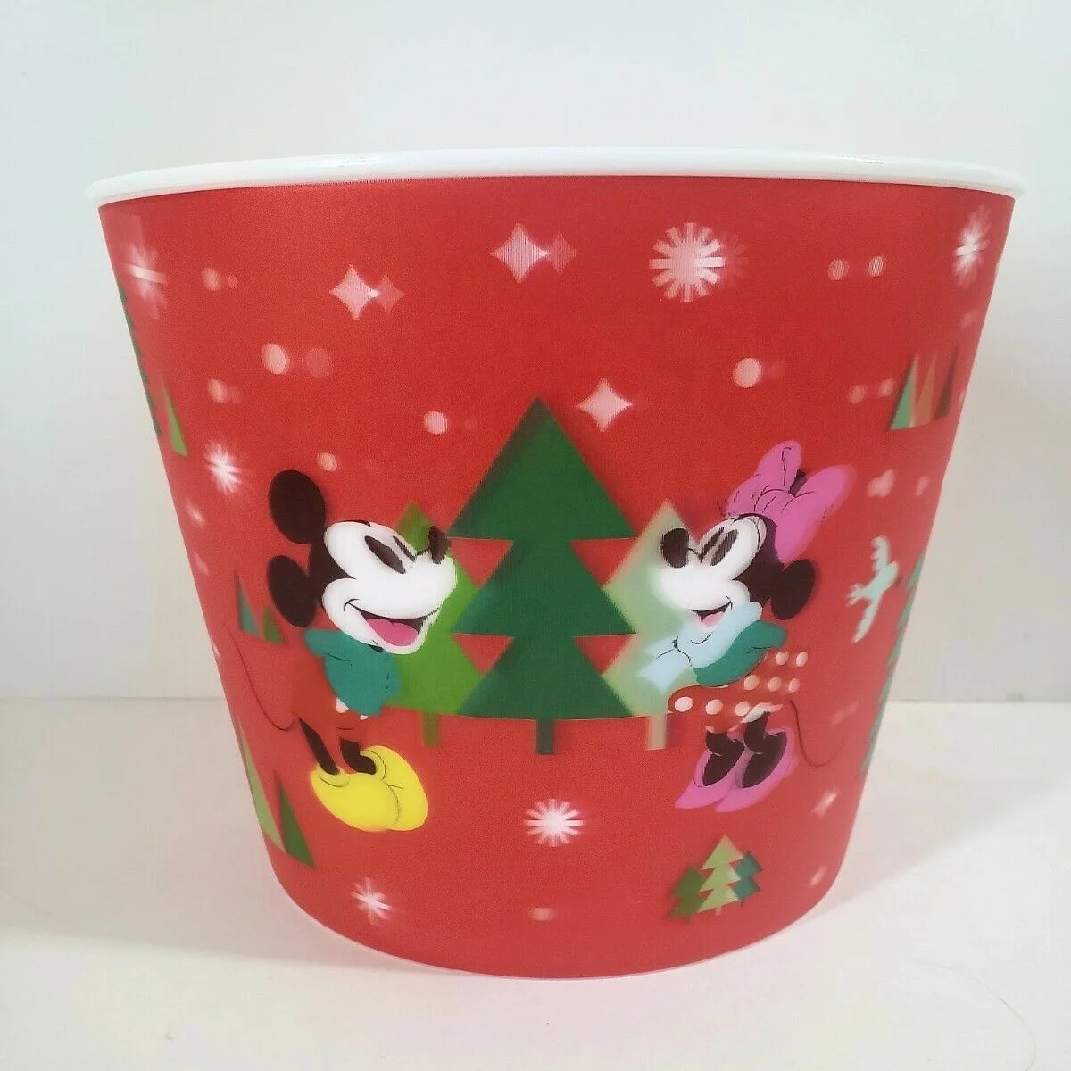 Wholesale Custom Logo Food Grade Material 3D Lenticular Printing Popcorn Bucket Cartoon 3d Popcorn Plastic Bucket