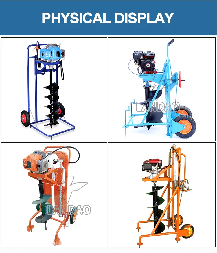 Portable Land Trench Hand Small Digging Machine For Sale