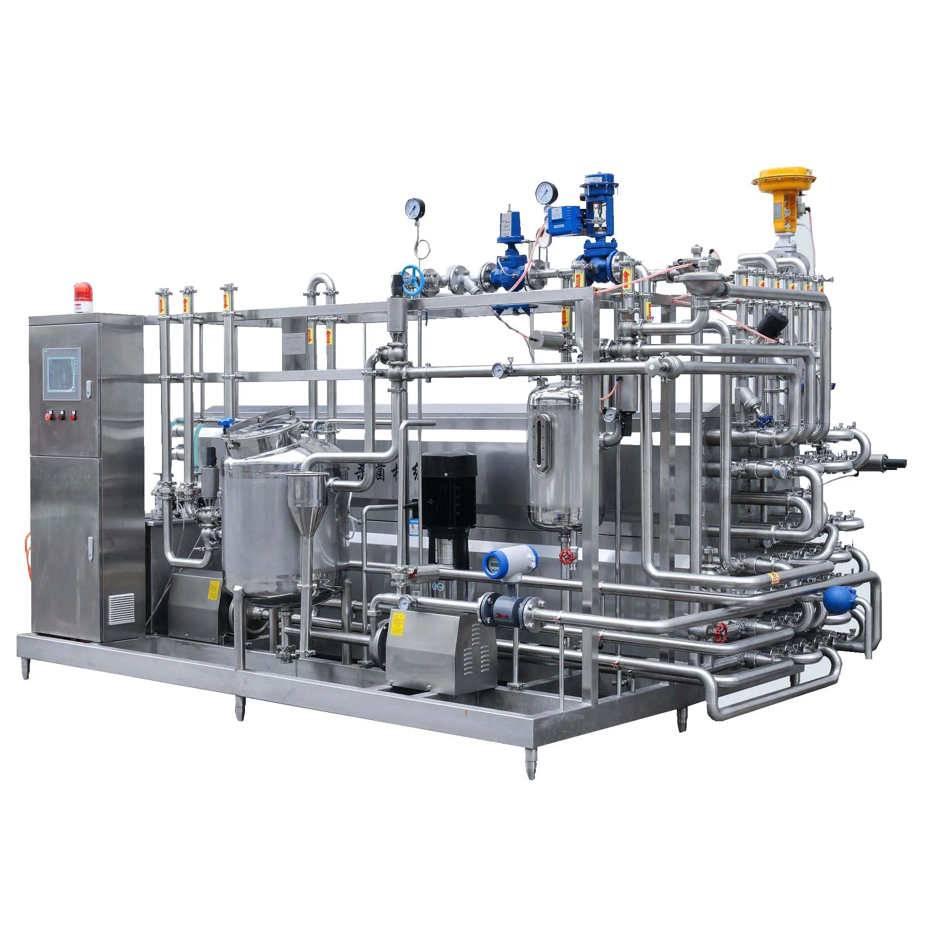 Stainless steel food grade 3000L/H Pasteuriser Machine for milk