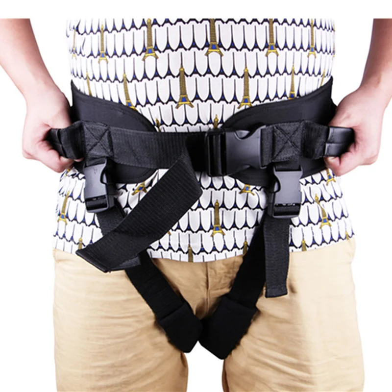 assistive devices for elderly Custom Three Vertical Handles Assist Patient Transfer Device Gait Belt