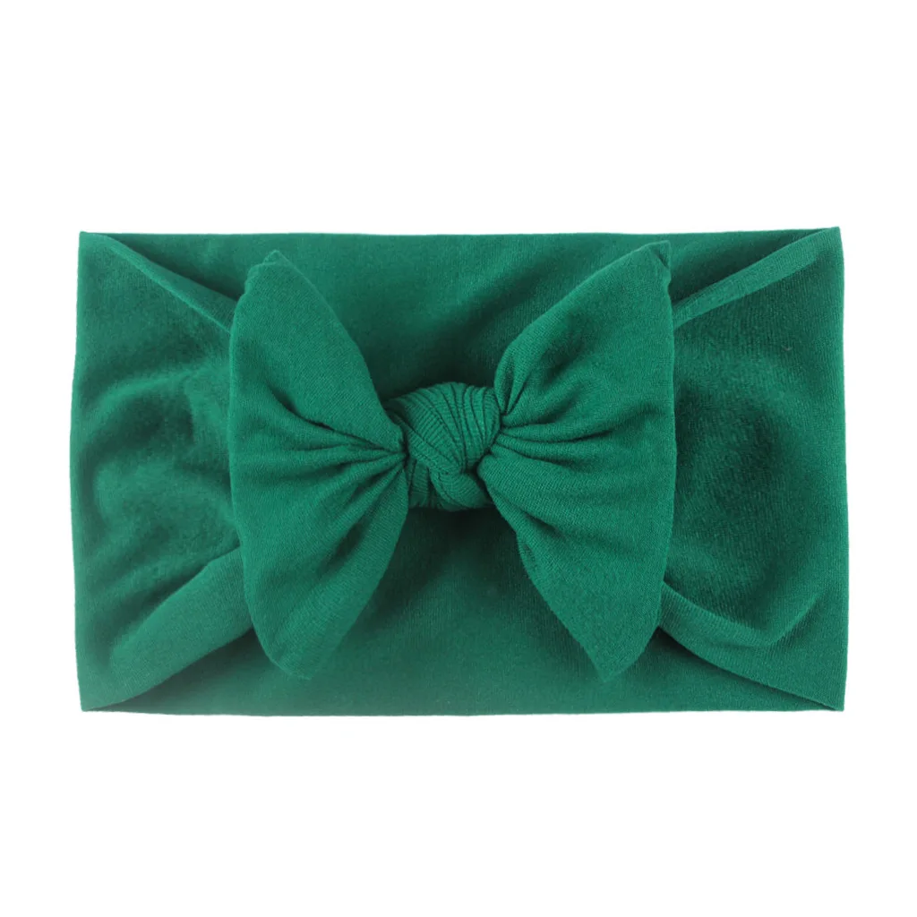 Wholesale Children Kids Hair Band Jewelry Cute Soft Cotton Bows Hair Band Baby Kids Hair Accessories