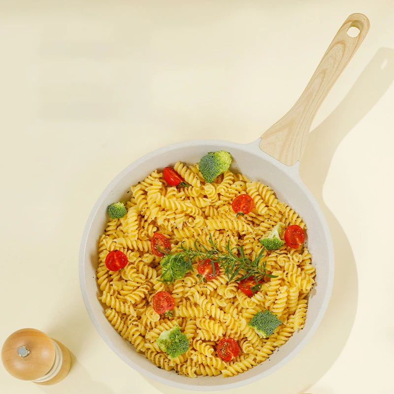 Экстравагантная алюминиевая цветная антипригарная сковорода для домашней кухни