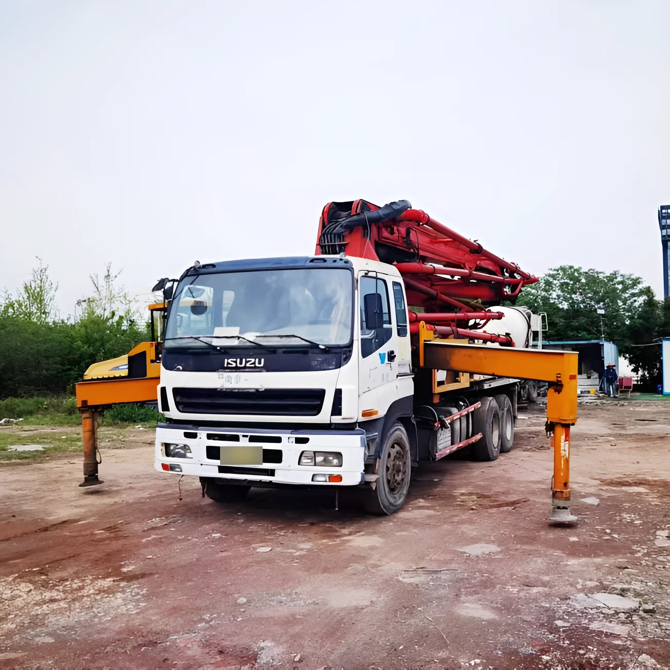 Isuzu SANY SY5271THB бетонный насос 38 м строительная техника другая Строительная запчасти для строительной техники