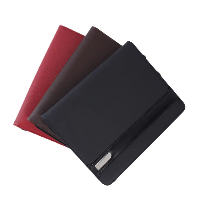 Pu Leather Padfolio Fold briefcase Power bank Organizer Gift Box Business Gift