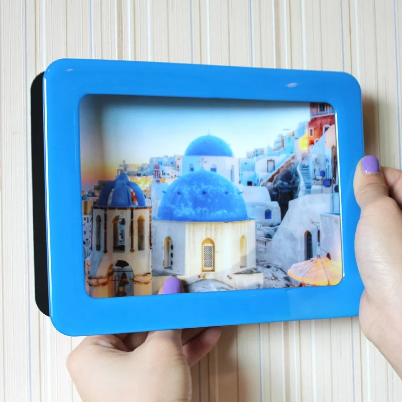 Refrigerator Magnets Decoration Custom Magnetic Family Picture Photo Frames Set