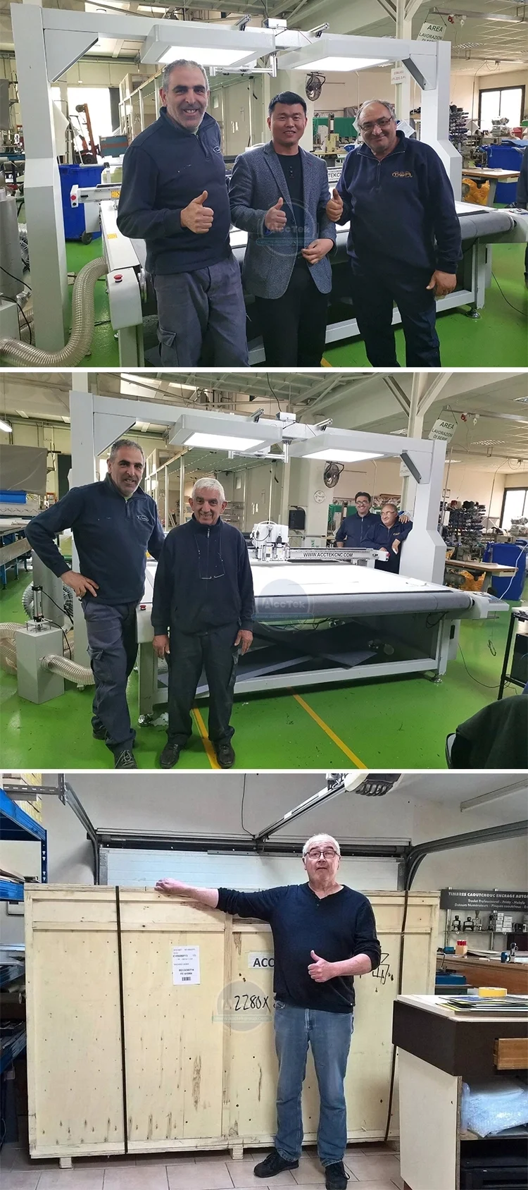 Automatic fabric cutting machine cnc leather cutter with oscillating cutting tool big Camera/CCD