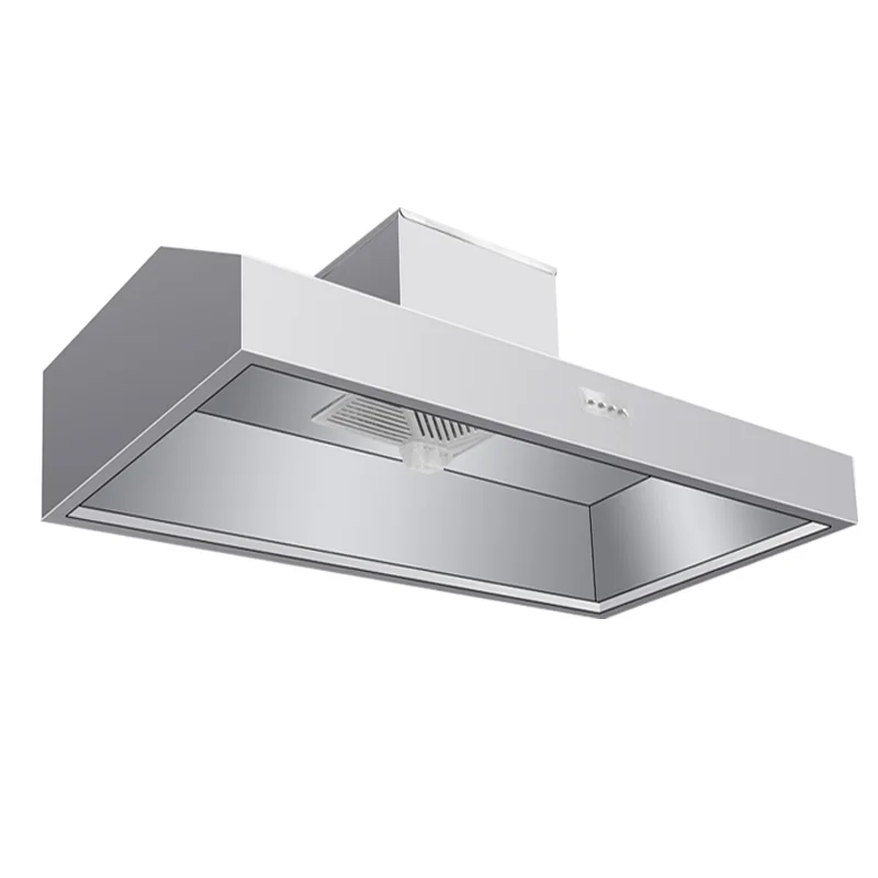 Island Mounted stainless steel Range Hood Hotel commercial stainless steel   kitchen range hood chimney hood