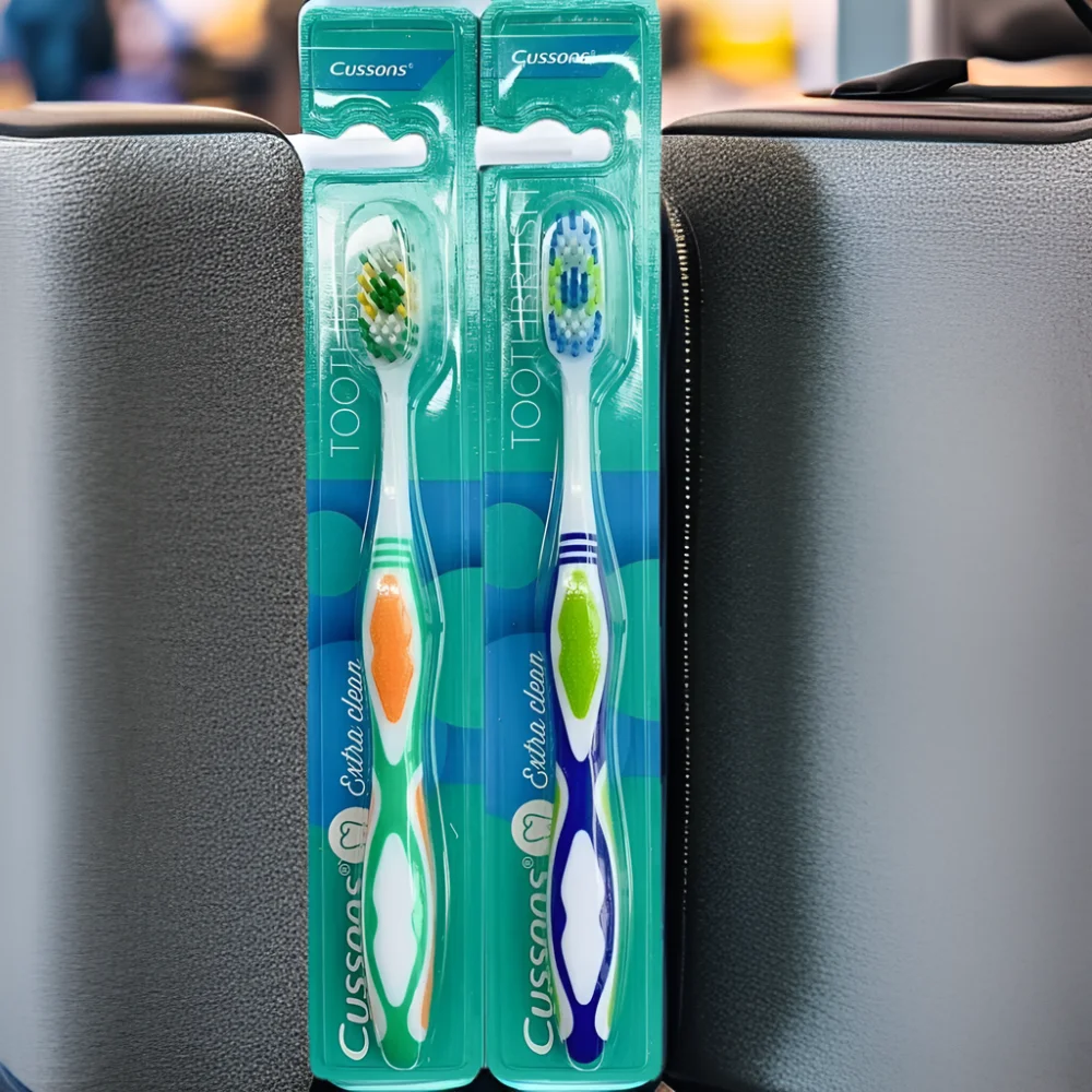 5196 Soft Medium Hard Bristle Adult Toothbrush With Custom Logo