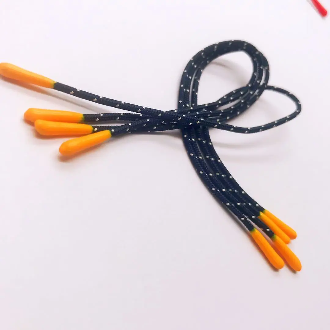 1,5 мм Круглый Полиэфирный шнур, съемник молнии с силиконовым погружным концом