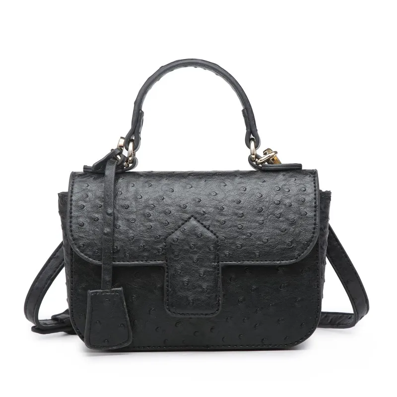 2023 new design green handbag bag women pu leather sling bag for woman embossed ostrich skin handbags