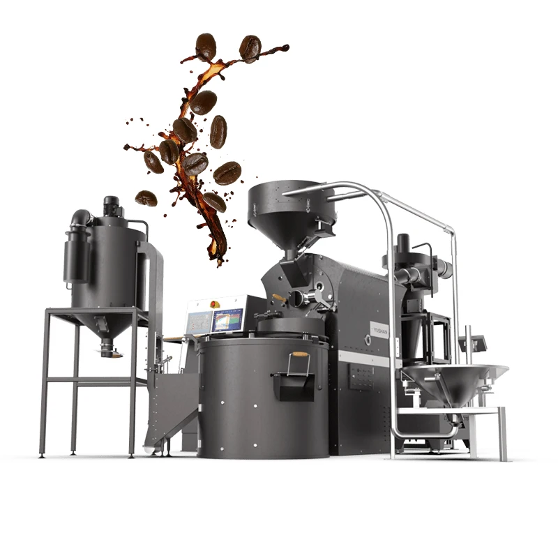 Factory Cheap Price 100kg Electric Air Green Bean Arabica Roasted Kettle Toaster Maker Topper Machine Coffee Roaster