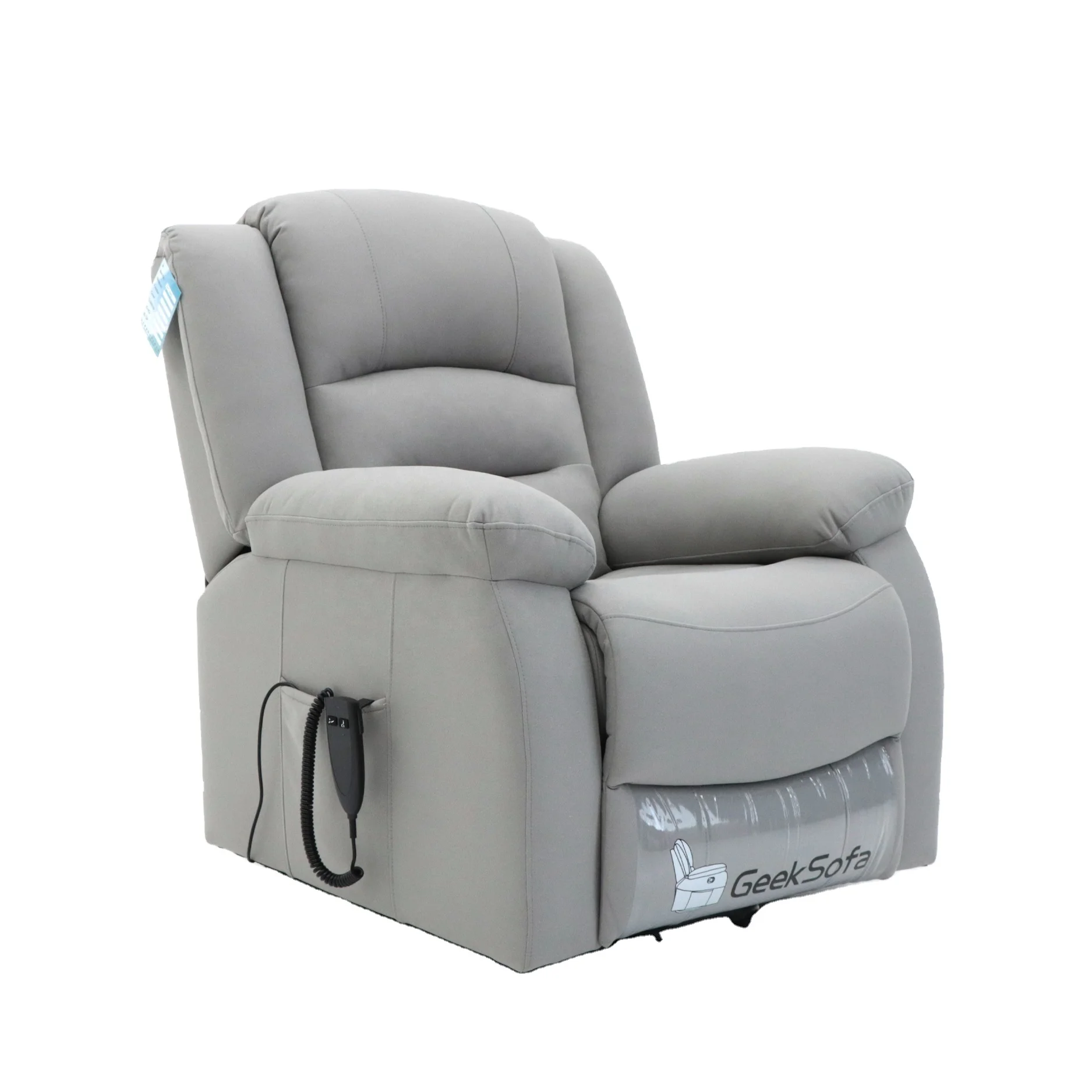 JKY Furniture micro Fabric Power Electric Recliner Sofa Chair Reclinable With Massage Function And Heat Function For Living Room