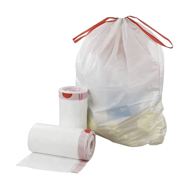 Biodegradable Garbage Bags Tall Kitchen Scented Pla Eco Trash Bin bags Garbage Bags 30 Gallons with Drawstring for Dustbin