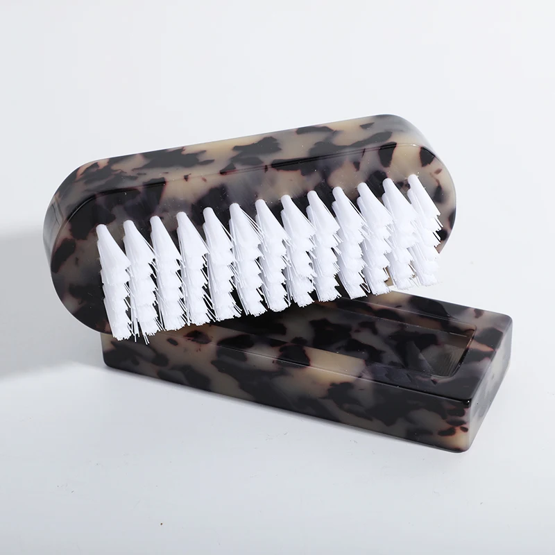 Wholesale Natural Nail Cleaning Brush Art Care Cleaning Tools Plastic Handle Hand Scrubbing Nail Dust Brushes