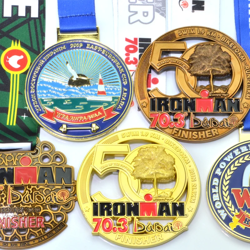 Factory direct Customized Honor Award Marathon Running Sublimation Festival Souvenir Metal Sport Medal For Kids