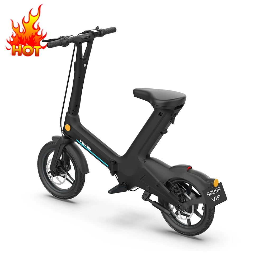 Electric Bike USA Electric Folding Bicycle City Ebike 350W 48V Rear Hub Motor Down Tube 5 Inch E-Bike Foldable