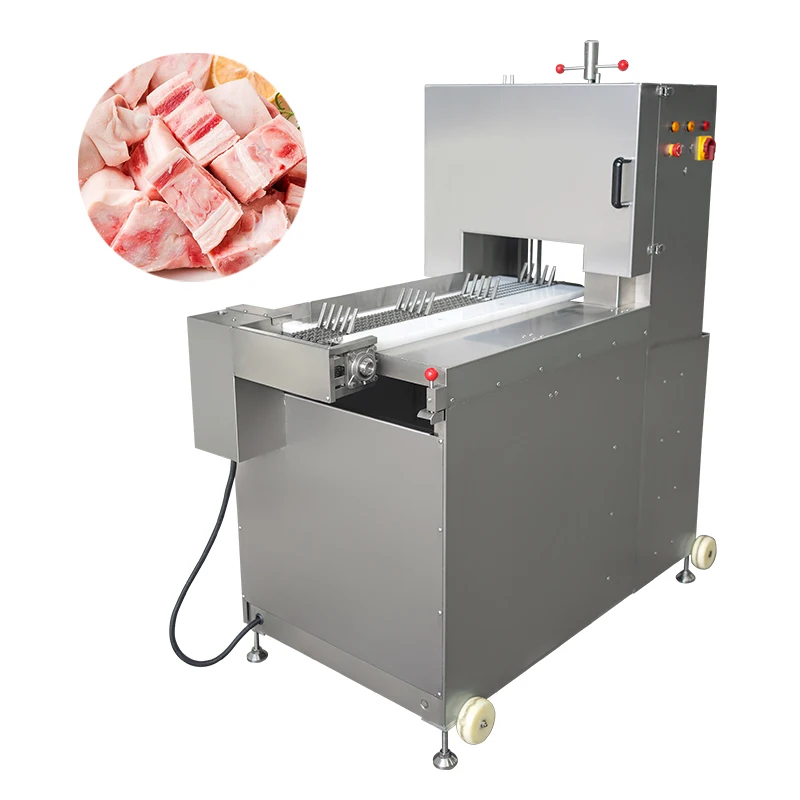 Bone Saw with 4pcs saw cutting machine Automatic Pig Feet Cutting Machine Chicken Beef Cutter Machine