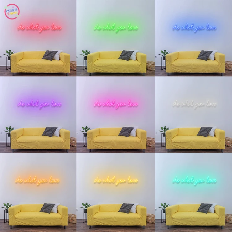 Koncept Drop Shipping 36inch do what you love  custom neon led sign Neon Light Advertising Custom LED Neon Sign