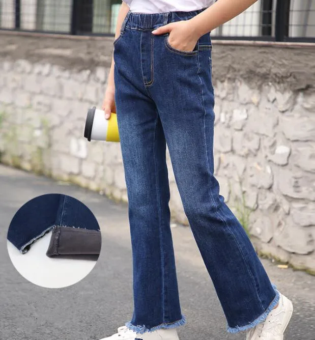 cy10433a new fashion kid girl wear wholesale baby clothes casual pants fashion children clothes woman jean