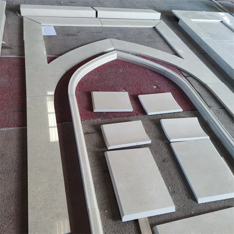 Polished Bronze Limestone Moleanos Beige Limestone Exterior Wall Cladding Slabs for Indoor/Outdoor Floor Tiles-1 Year Warranty