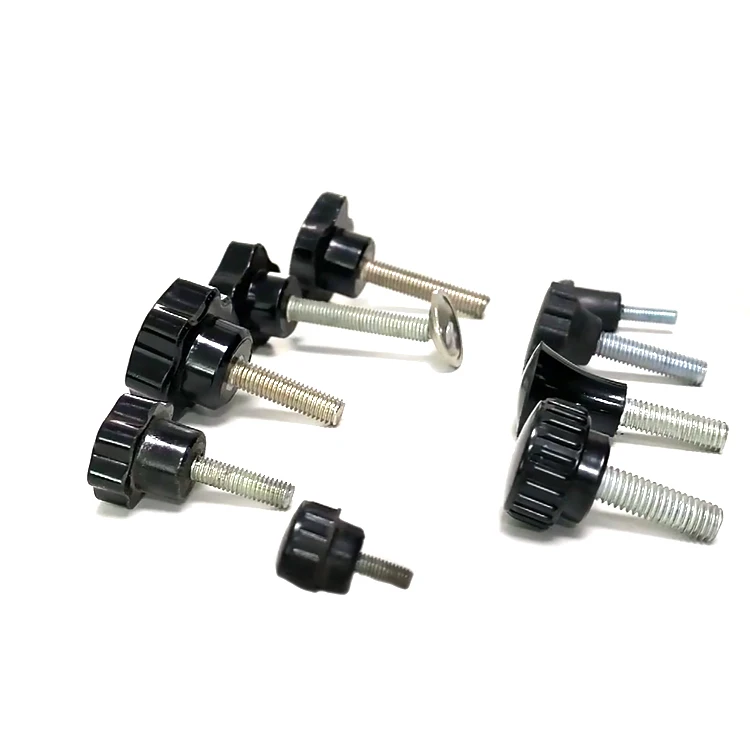 T Shape Triangle ABS Plastic Bakelite Knob clamping handle screws heat resistant bakelite star knob