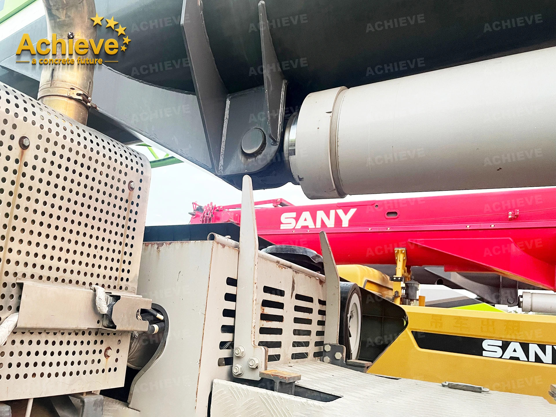 2020 ACHIEVE ZTC800H7 80-Ton All Terrain Truck Crane 7-Section Boom Top Brand Hydraulic Crane Spare Parts 90.1m Lifting Cheap