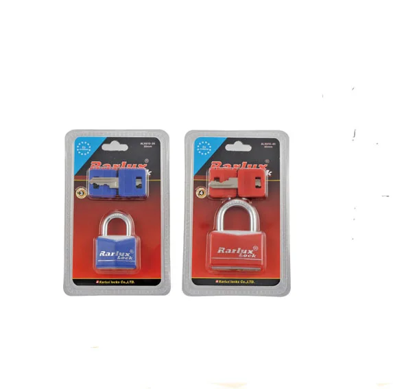 Rarlux Hot Sale plastic Covered Padlock Aluminium Padlock
