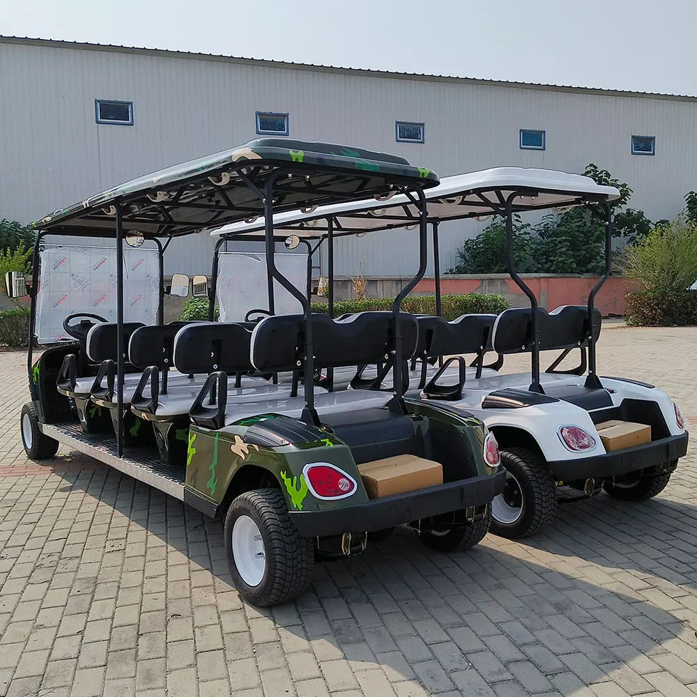 60/72V Lithium Battery 16 Seat Electric Golf Cart Buggy DOT Approved