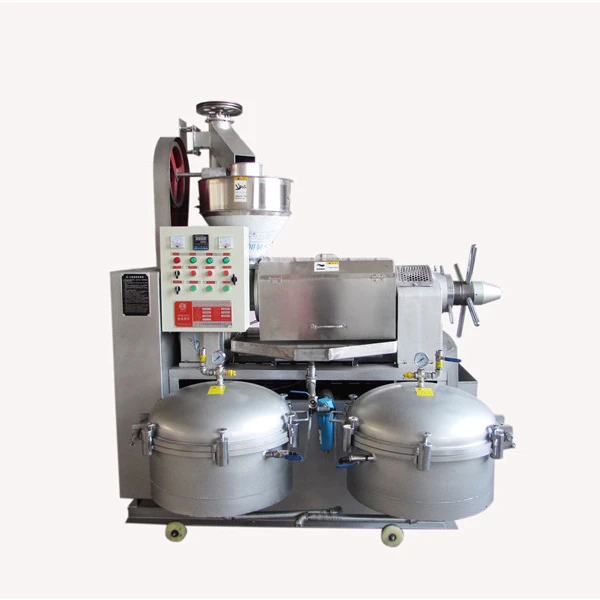 High quality worm shaft  High oil yield Factory Fully Automatic Walnut Soybean Plam Oil Press with heater Systeam
